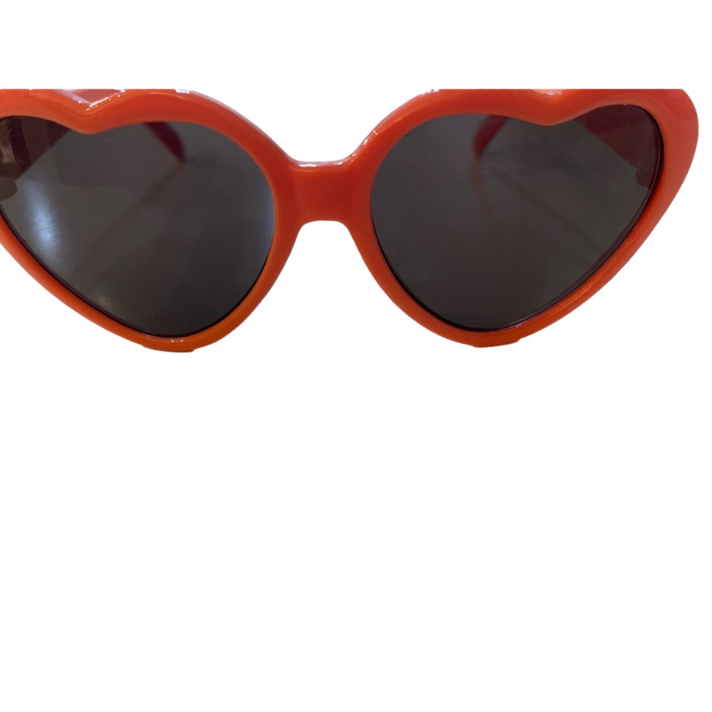 H&M HEART-SHAPED SUNGLASSES baby Coral pink